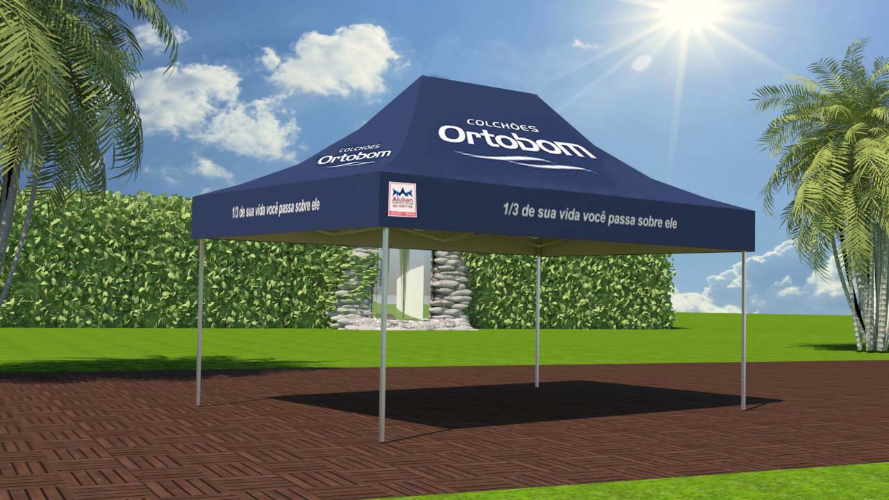 Tenda Sanfonada Personalizada